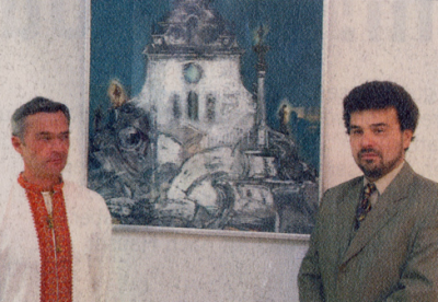 Die Künstler: Taras Samotos und Ostap Patyk in der Galerie Melnikow, Heidelberg